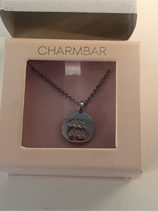 Charm bar Jewelry - CHARM BAR NEW - Aquarius charm necklace 🎀🎀🎀🎀🎀🎀